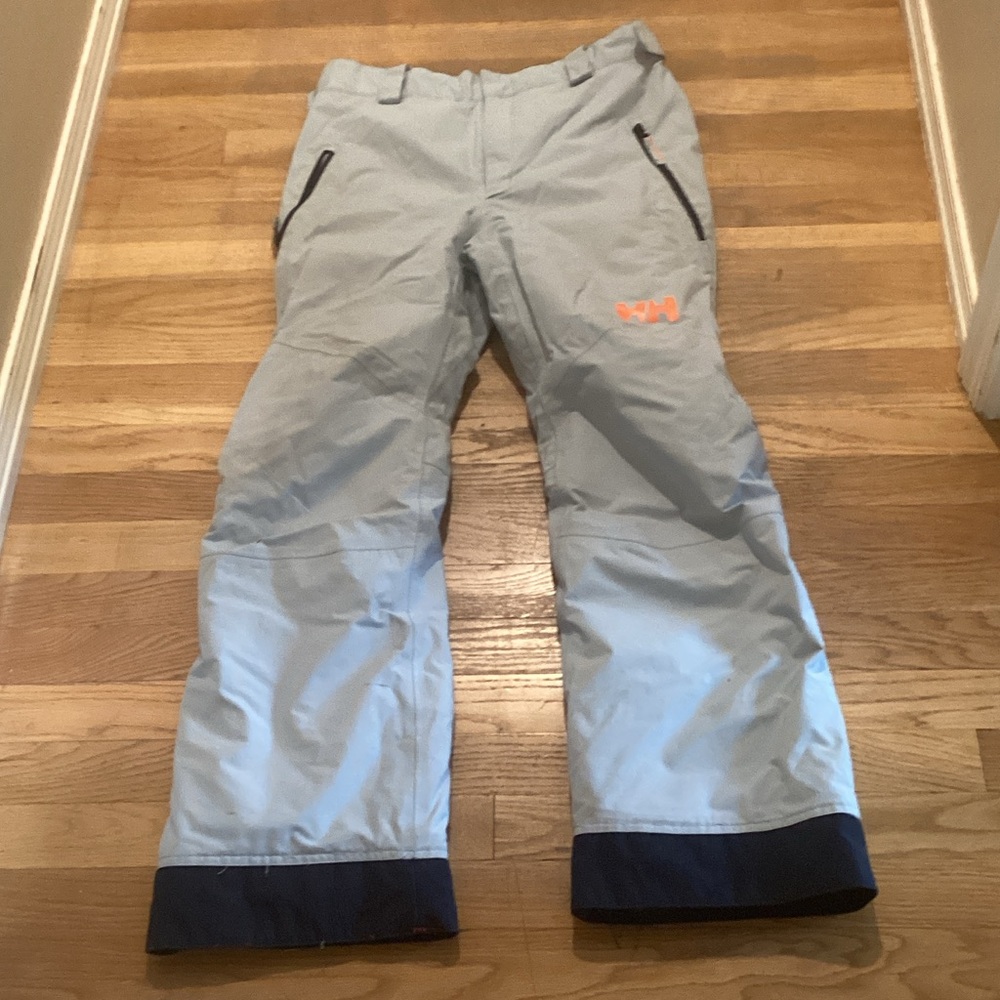 Helly Hansen Kids Light blue and Navy insulated ski pants